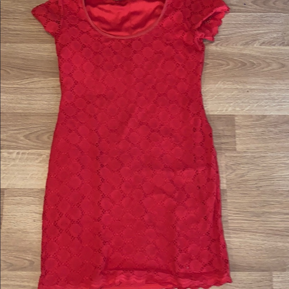 Red dress